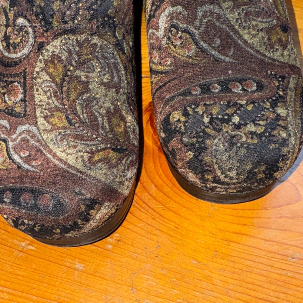 Paisley Slip-On Clogs Dansko vegan size 39 8.5 - Picture 7 of 7